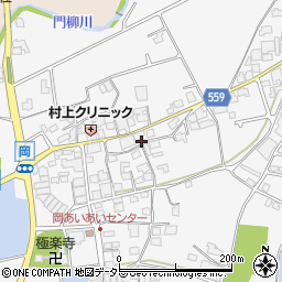 兵庫県西脇市黒田庄町岡273周辺の地図