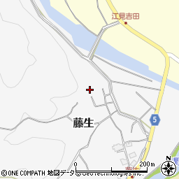 岡山県美作市藤生128周辺の地図