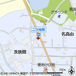 愛知県大府市横根町名高山95周辺の地図