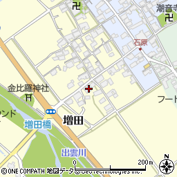 滋賀県蒲生郡日野町増田278周辺の地図