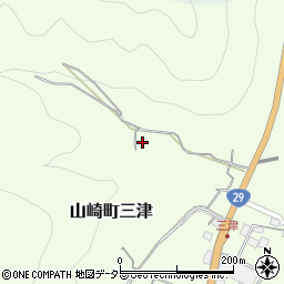 兵庫県宍粟市山崎町三津591周辺の地図