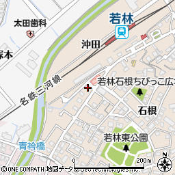 愛知県豊田市若林東町沖田86周辺の地図