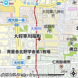 京都府京都市上京区西町74周辺の地図