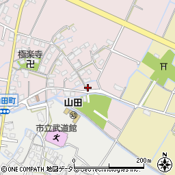 滋賀県草津市北山田町18周辺の地図