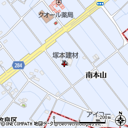 愛知県刈谷市一里山町南本山周辺の地図