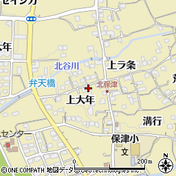 京都府亀岡市保津町（上大年）周辺の地図