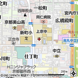 京都府京都市上京区三丁町465周辺の地図