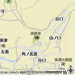 京都府亀岡市保津町仏生寺周辺の地図