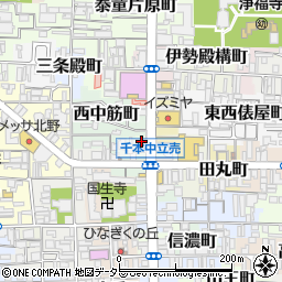 京都府京都市上京区玉屋町36周辺の地図