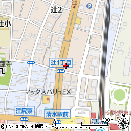 太龍　清水駅前店周辺の地図