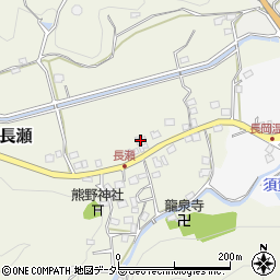 静岡県伊豆の国市長瀬208周辺の地図