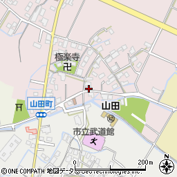 滋賀県草津市北山田町50周辺の地図