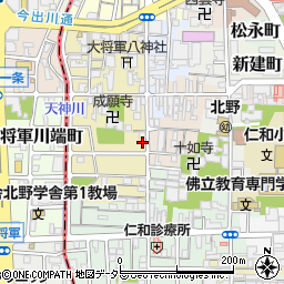 京都府京都市上京区西町112周辺の地図