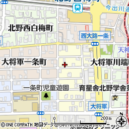 京都大将軍郵便局周辺の地図