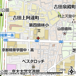 京都市立第四錦林小学校周辺の地図