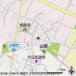 滋賀県草津市北山田町24周辺の地図