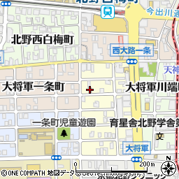 京都大将軍郵便局周辺の地図