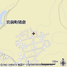 京都府亀岡市宮前町猪倉町ケ谷周辺の地図