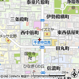 京都府京都市上京区玉屋町34周辺の地図