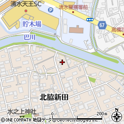 静岡県静岡市清水区北脇新田111周辺の地図