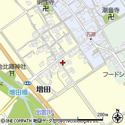 滋賀県蒲生郡日野町増田93周辺の地図