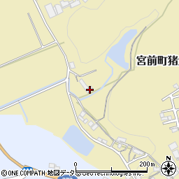 京都府亀岡市宮前町猪倉大池周辺の地図