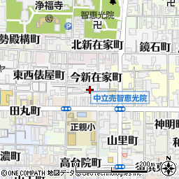 京都府京都市上京区今新在家町205周辺の地図