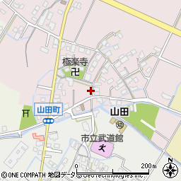 滋賀県草津市北山田町59周辺の地図