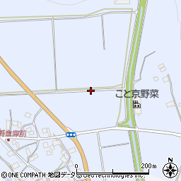 京都府亀岡市本梅町中野（辻ノ下）周辺の地図