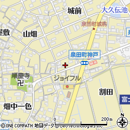 愛知県刈谷市泉田町城前155周辺の地図