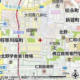 京都府京都市上京区西町111周辺の地図