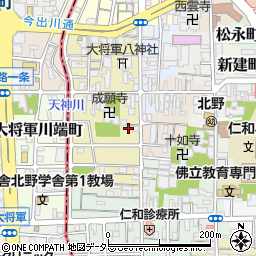 京都府京都市上京区西町109周辺の地図