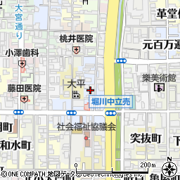 京都府京都市上京区福大明神町129周辺の地図