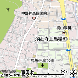 京都府京都市左京区浄土寺上馬場町45周辺の地図