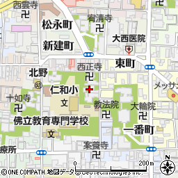 京都府京都市上京区西町28周辺の地図
