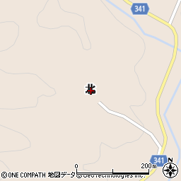 岡山県久米郡美咲町北周辺の地図