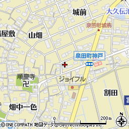愛知県刈谷市泉田町城前153周辺の地図