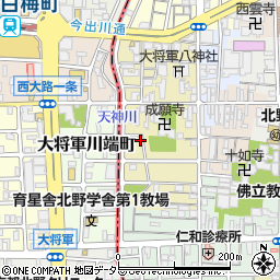 京都府京都市上京区西町81周辺の地図