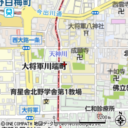 京都府京都市上京区西町71周辺の地図
