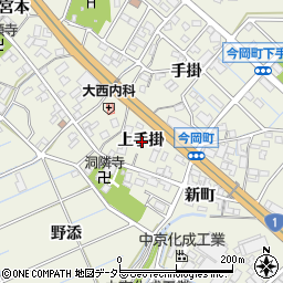 愛知県刈谷市今岡町上手掛周辺の地図