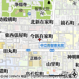 京都府京都市上京区今新在家町203周辺の地図