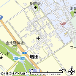 滋賀県蒲生郡日野町増田111周辺の地図