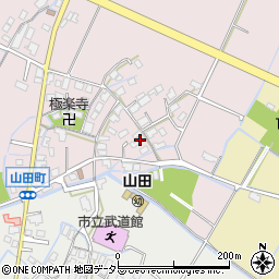 滋賀県草津市北山田町21周辺の地図