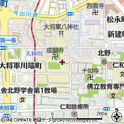 京都府京都市上京区西町100周辺の地図