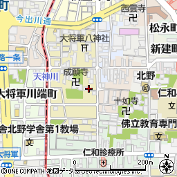 京都府京都市上京区西町102周辺の地図