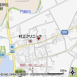兵庫県西脇市黒田庄町岡279周辺の地図