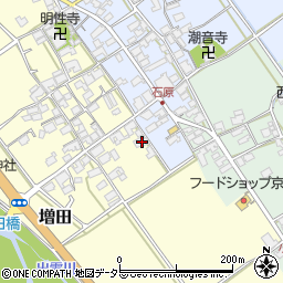 滋賀県蒲生郡日野町増田76周辺の地図