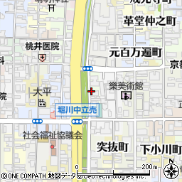 京都府京都市上京区主計町周辺の地図