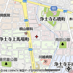 京都府京都市左京区浄土寺東田町2周辺の地図