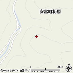 兵庫県姫路市安富町杤原周辺の地図